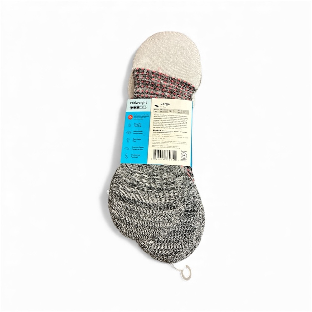 Bombas 3 pk Women's Performance Cushioned No Show Socks large 11-13 - Picture 3 of 3
